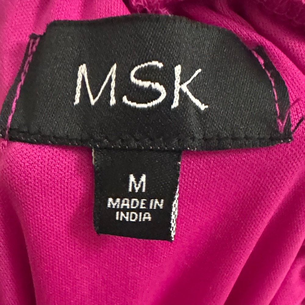 MSK Fuchsia Ruffled Mini Dress - Picture 3 of 3